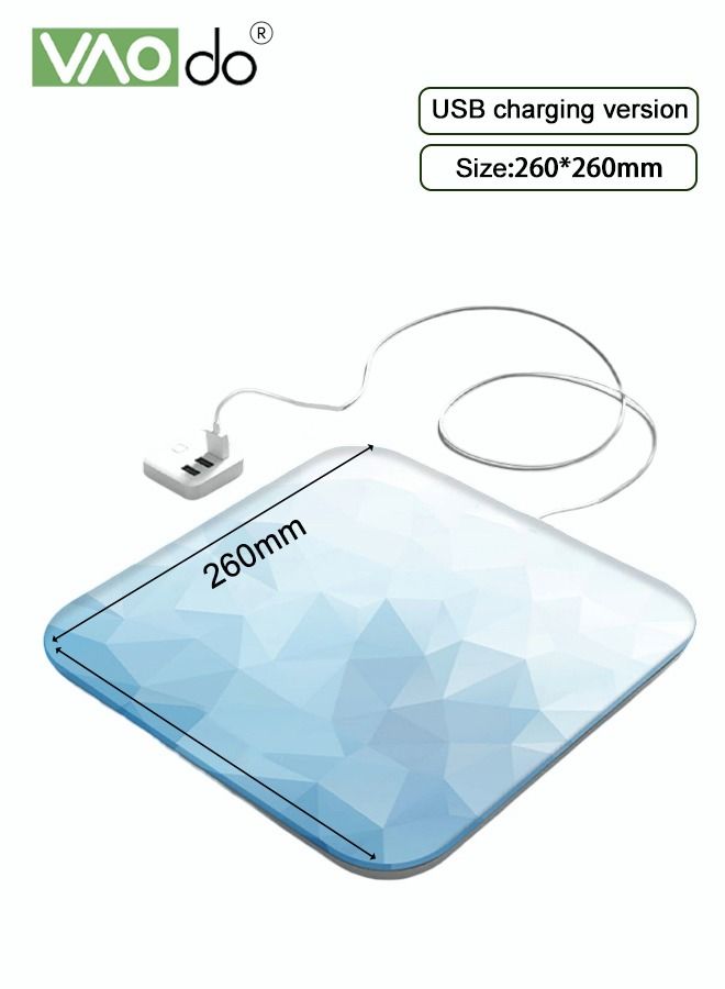 VAOdo High-precision Bathroom Scale Hidden LED Display Super Load-bearing Tempered Glass More Accurate Weighing With Sensitive Sensors Usb Interface Charging Weighing Scale - Image 2