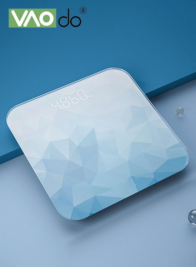 VAOdo High-precision Bathroom Scale Hidden LED Display Super Load-bearing Tempered Glass More Accurate Weighing With Sensitive Sensors Usb Interface Charging Weighing Scale - Image 3