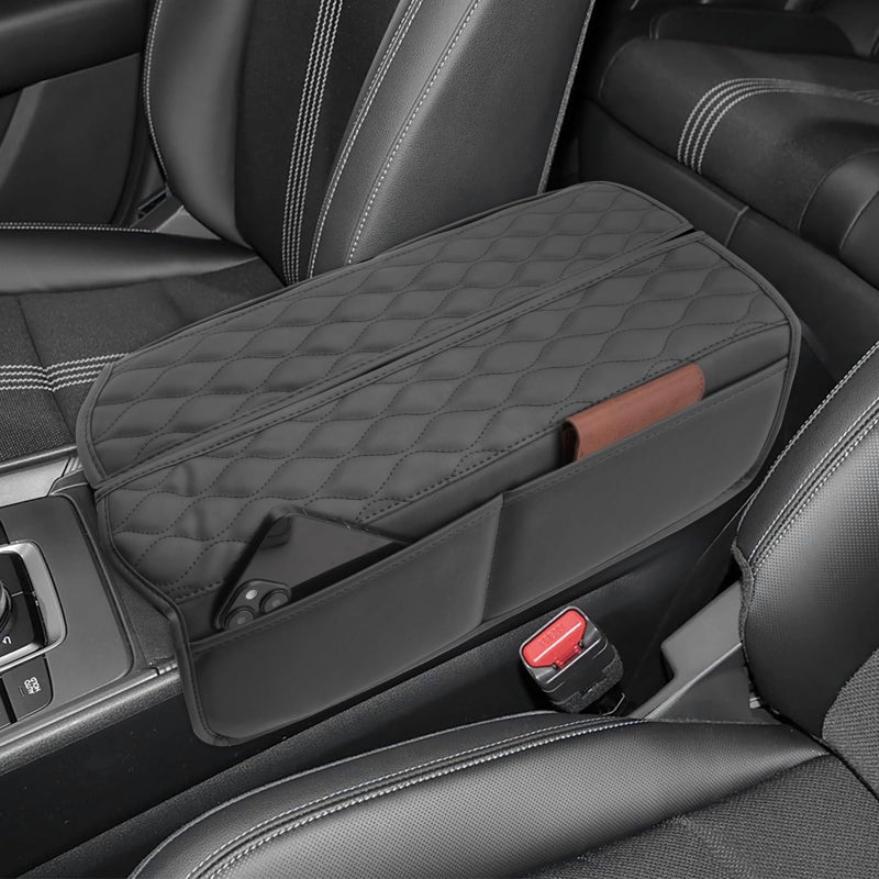 SXCY Compatible with 2025 Mazda CX50 Armrest Cover Suitable for Mazda CX50 2025 Accessories 2023 2024 2025 CX50 Center Console CoverWavy Texture