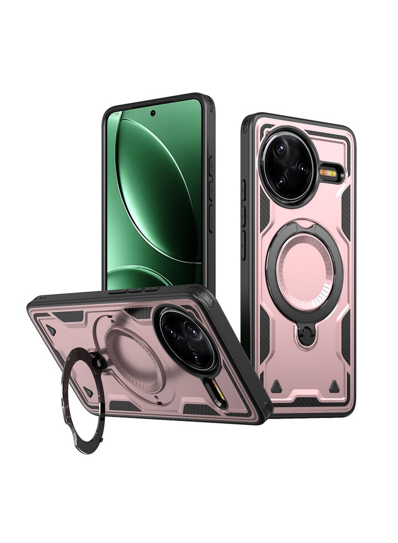 general Redmi K80Pro Magnetic Case 【MagSafe Compatible】 with 360-degree Rotatable Ring Stand, Heavy Duty Protection
