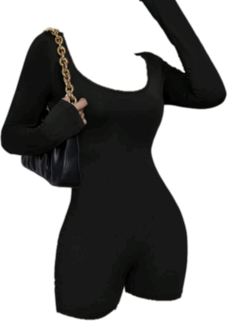 Jumpsuit with a Full Arm Design - Image 4