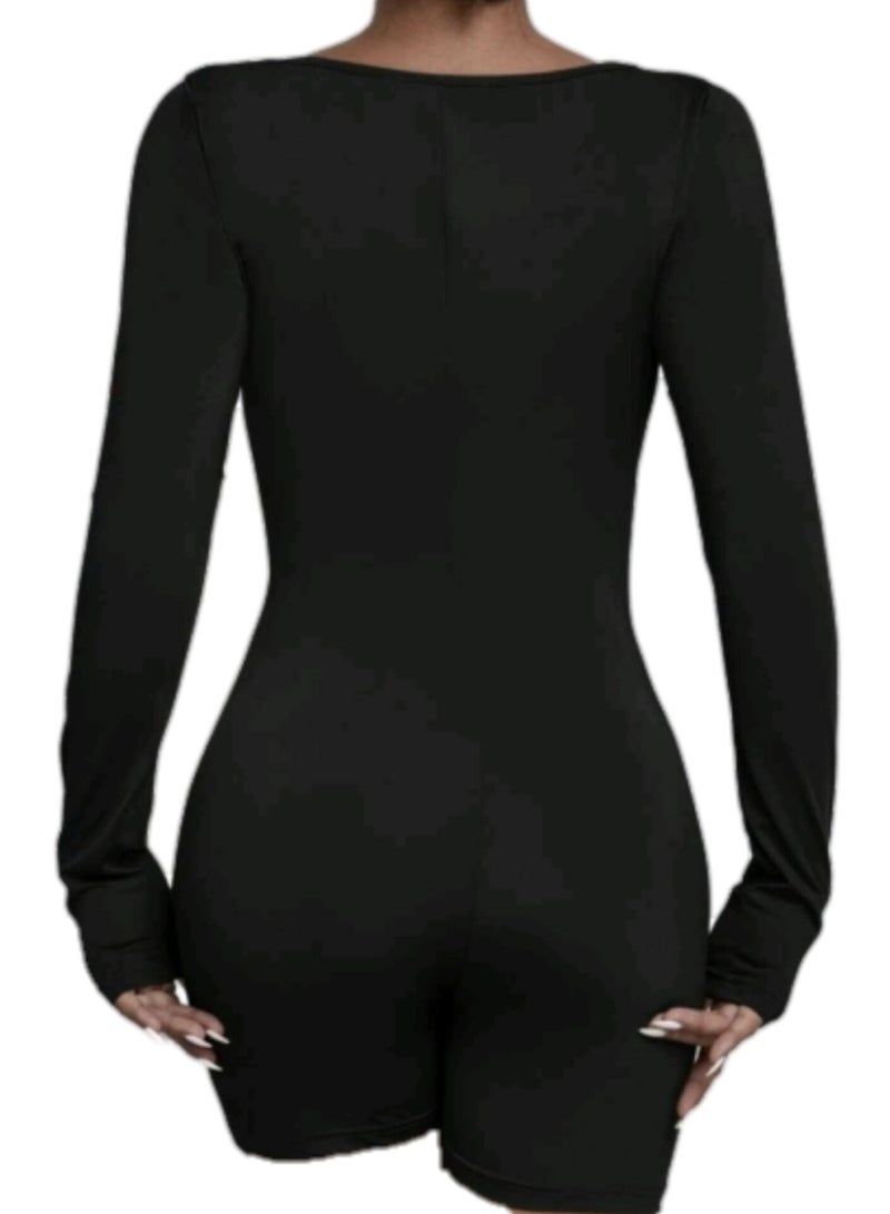 Jumpsuit with a Full Arm Design - Image 3