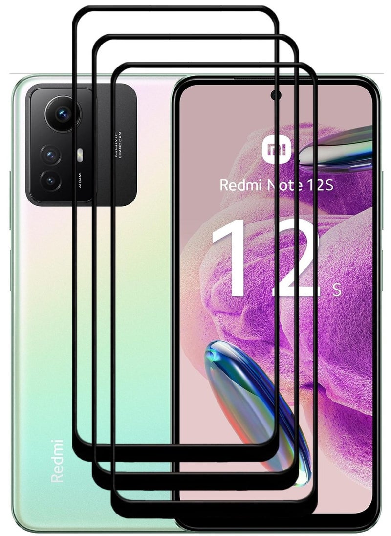 أكاليكس 3   قطع، حماية شاشة،  لهاتف شاومي ريدمي نوت 12S ، جودة ممتازة. - Image 1