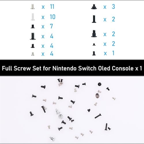 Ikpek Left & Right Metal Slide Rail Replacement for Nintendo Switch OLED HEG-001 Console - Image 4