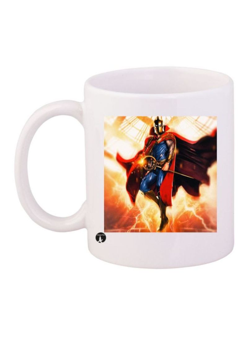 Doctor Strange Printed Coffee Mug White  Blue Red Standard Size