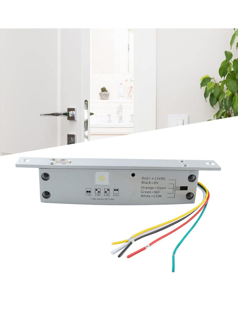 أغيمنكس 12V التلقائي المضادة للانهيار الكهربائية قفل الترباس الباب الضيق نظام مراقبة الدخول  - Image 5