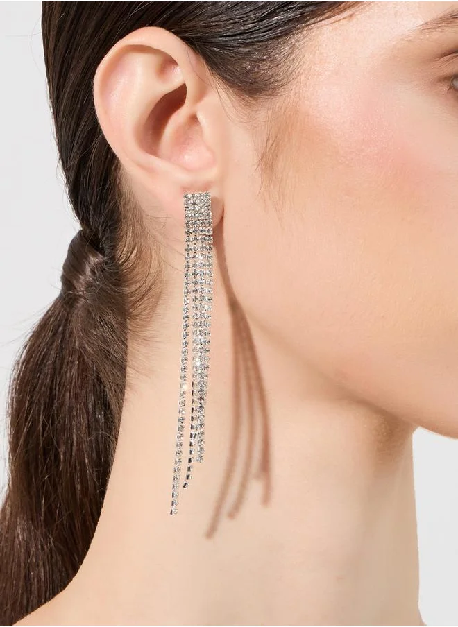 Styli Long Drop Earrings