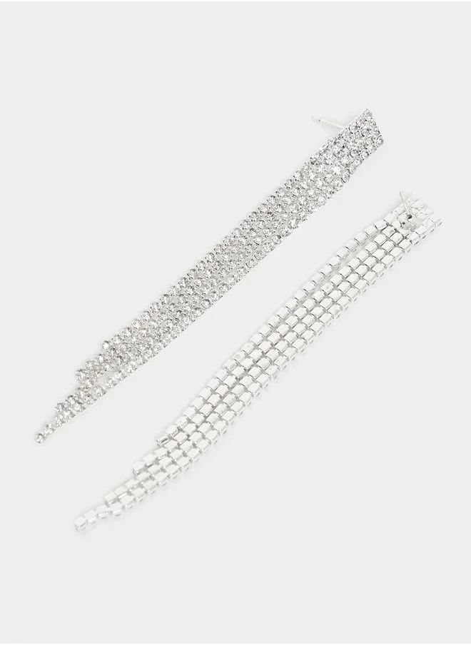Styli Long Drop Earrings
