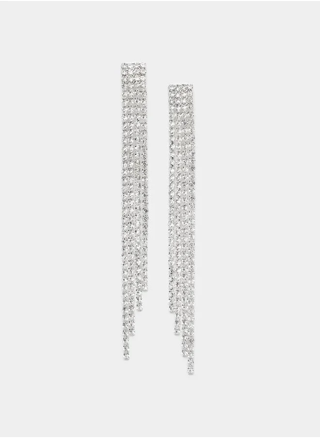 Styli Long Drop Earrings