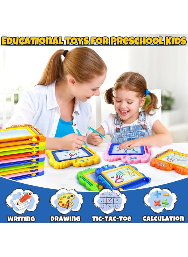 Hymaz 15 Pcs Mini Magnetic Drawing Board for Kids,Colorful Doodle Drawing Board for Toddlers 1-3, Erasable Doodle Board Tablet Writing Pad for Boys Girls Classroom Rewards Party Favors Bag Stuffers - Image 3