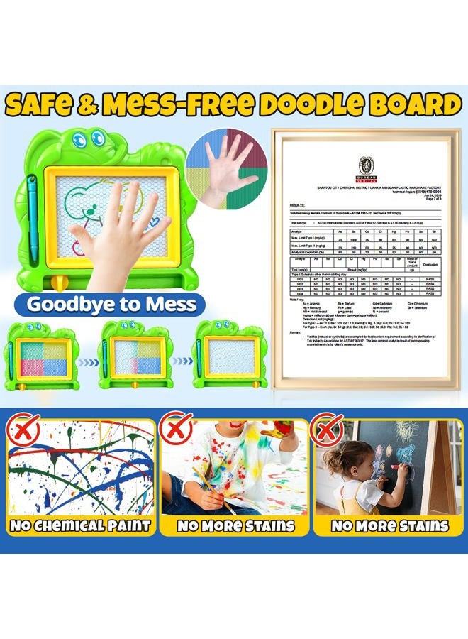Hymaz 15 Pcs Mini Magnetic Drawing Board for Kids,Colorful Doodle Drawing Board for Toddlers 1-3, Erasable Doodle Board Tablet Writing Pad for Boys Girls Classroom Rewards Party Favors Bag Stuffers - Image 4