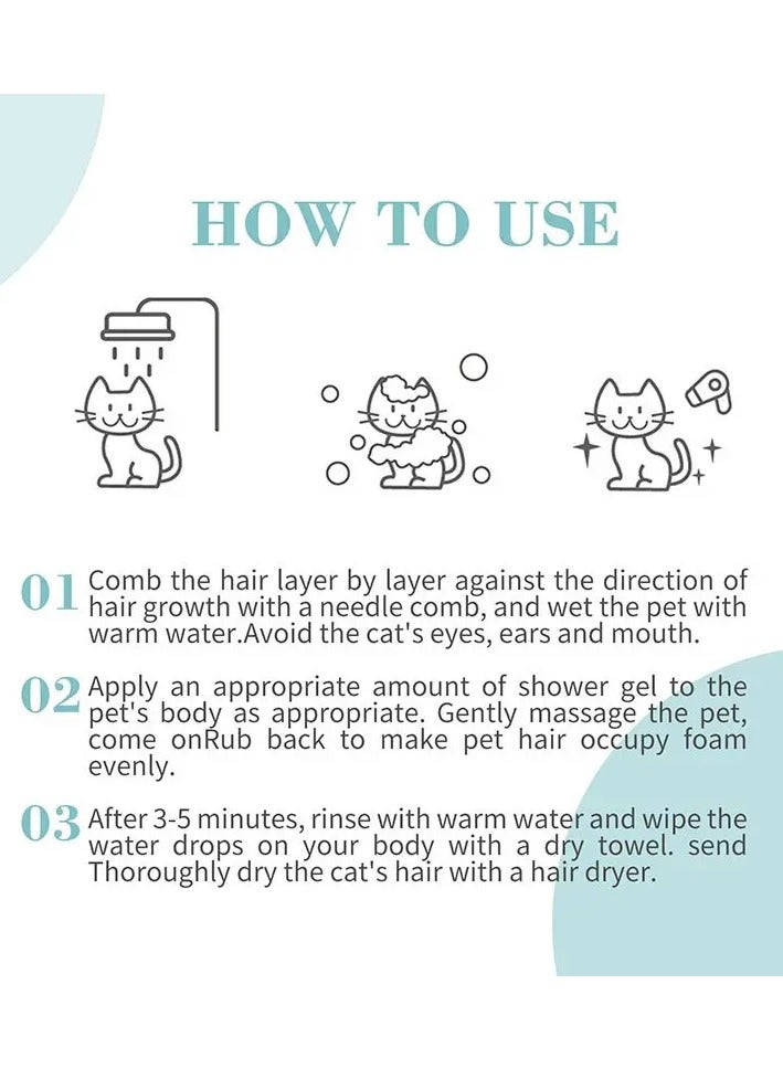 بايولاين شامبو بيولاين لإزالة تساقط الشعر للقطط 200 مل - Image 3