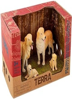 Terra Dog Family Set for Kids - 4 Pieces, 2725613700083