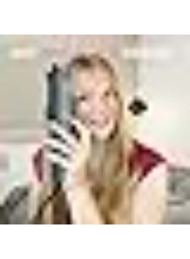 TYMO Automatic Rotating Curling Iron - TYMO CURLPRO Beach Waves Curling Wand, Portable Hair Curler, 500 Million Ionic, Dual Voltage & Lightweight for Travel, Ceramic Coating, Metallic Gray, 25mm - Image 4