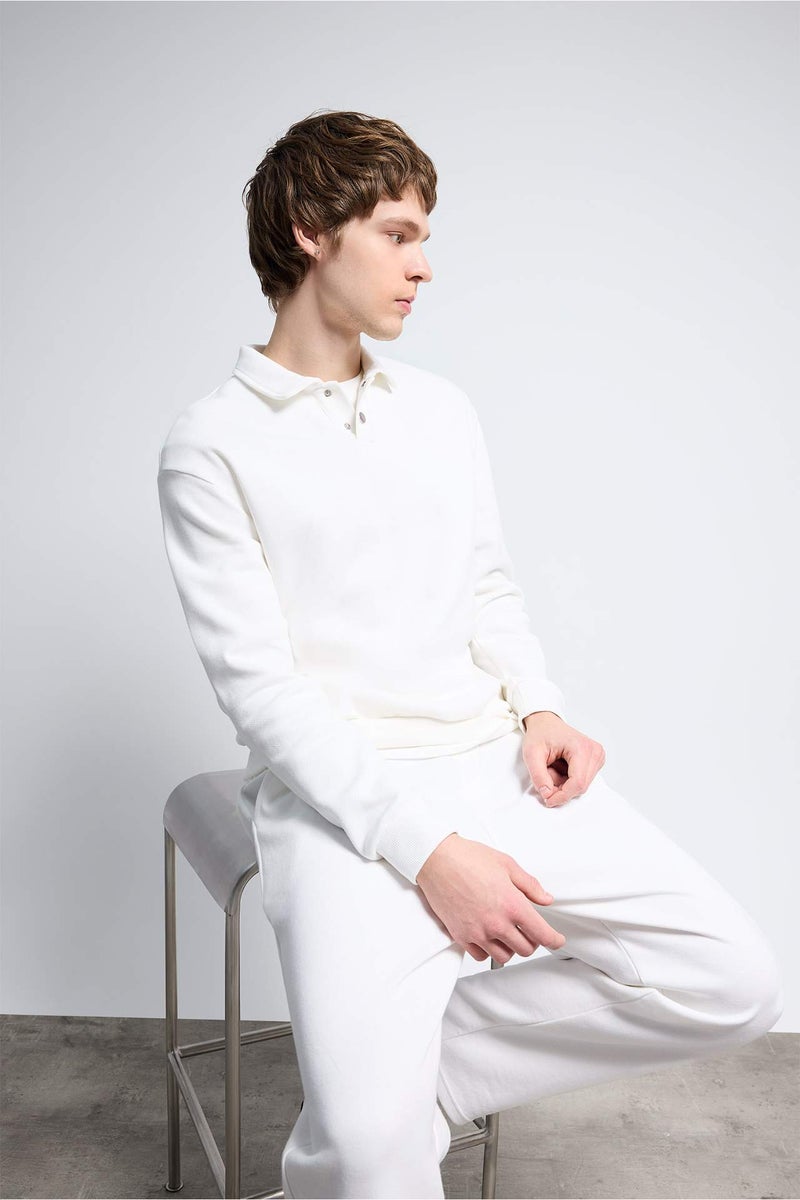 DeFacto Polo Neck Sweatshirt - Image 4