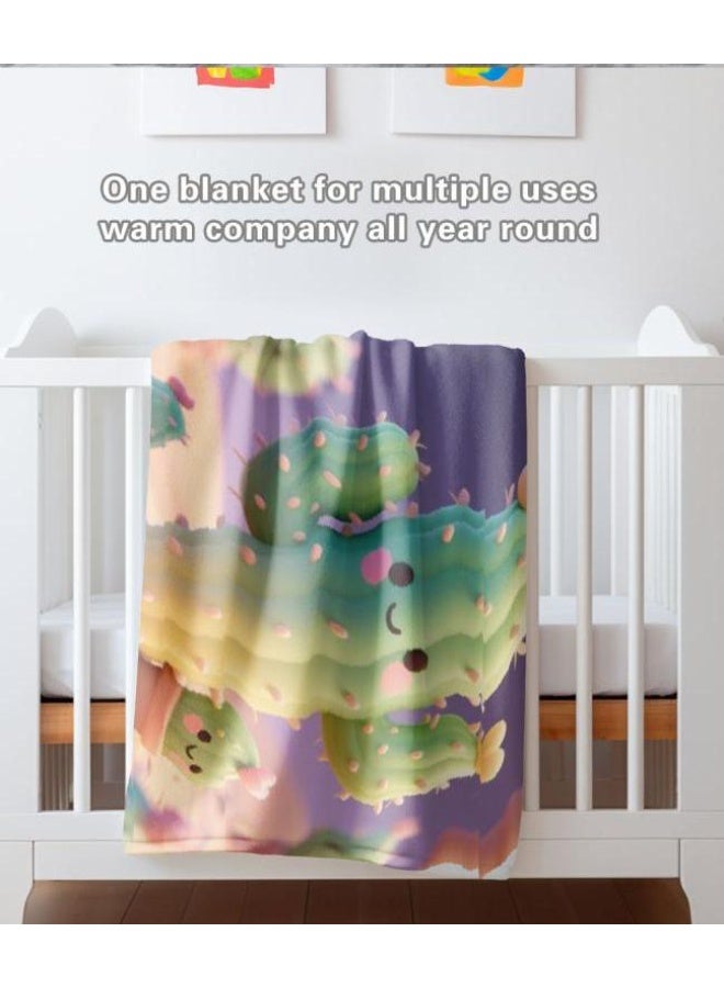 عام بطانية رقيقة من الفانيلا (دافئة ومريحة، ومناسبة للنوم واستخدام الألعاب وإزالة الغبار ومقاومة للرمل) 150 سم * 200 سم - 274 - Image 5