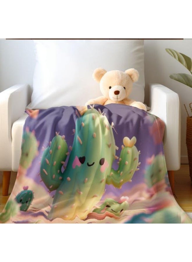 عام بطانية رقيقة من الفانيلا (دافئة ومريحة، ومناسبة للنوم واستخدام الألعاب وإزالة الغبار ومقاومة للرمل) 150 سم * 200 سم - 274 - Image 4