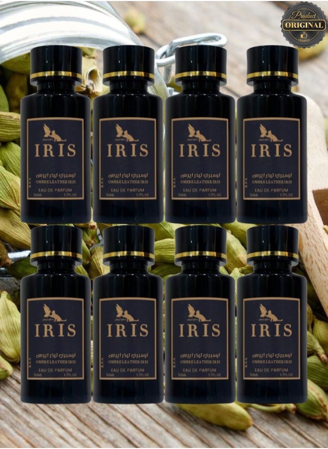 IRIS 8 Pieces Ombre Leather Iris Perfume 50ML  - Image 1