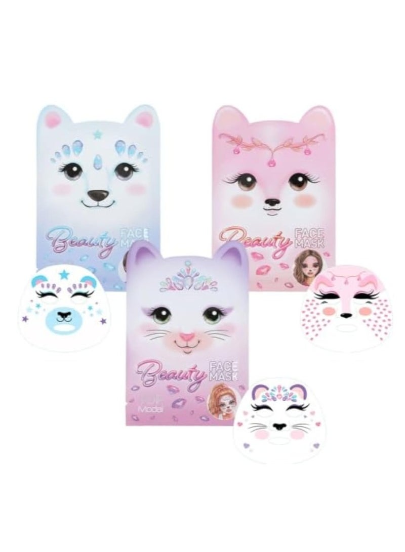 TOPModel Beauty And Me Animal Face Mask - 1 Piece Only, Assorted - Image 1