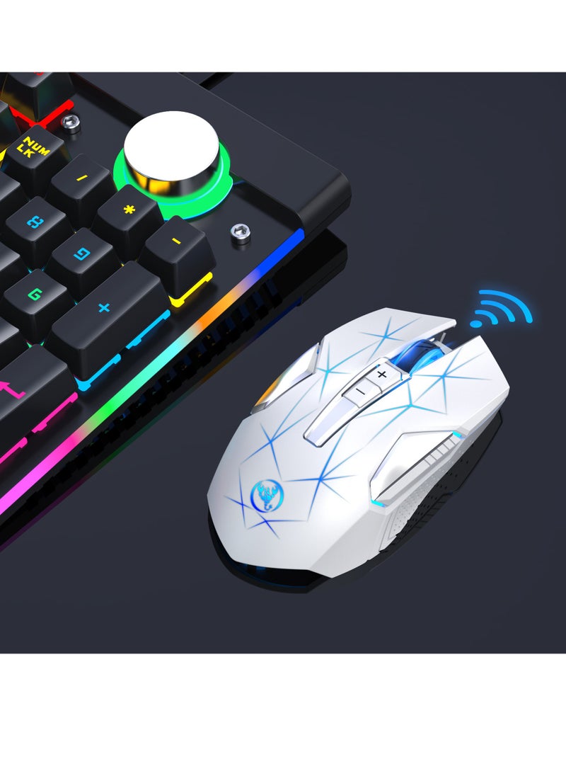 Wireless Gaming Mouse, Wireless Mouse For Laptop, 2.4G Portable Wireless Mouse Computer Mouse Wireless Wireless Mouse Gaming Laptop Mouse for Notebook, PC, Office Home Work