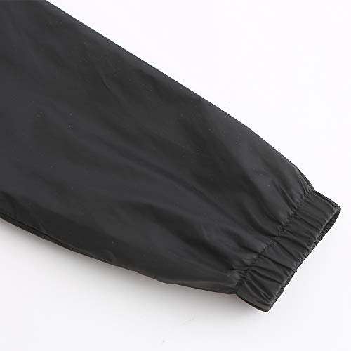 GRANDWISH Boys Waterproof Rain Jacket, Lightweight Active Hooded Raincoat, Black L-12 - Image 5