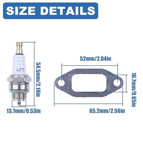 AUMEL 52mm Big Bore Top Cylinder End Kit For Husqvarna 362 365 371 371XP 372 372XP Chainsaw Replace 503 93 93 72, 503939372 - Image 4