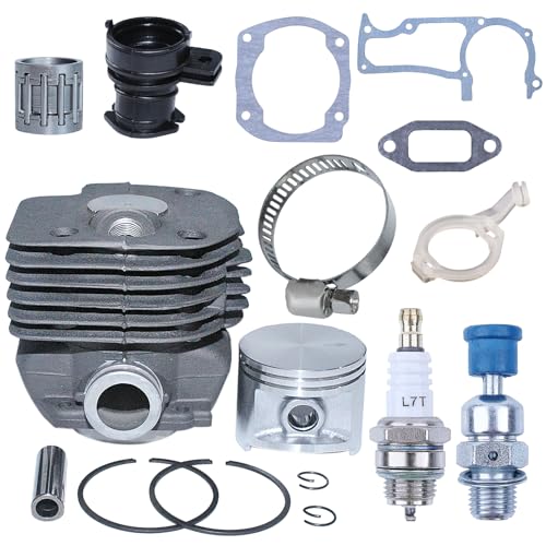 AUMEL 52mm Big Bore Top Cylinder End Kit For Husqvarna 362 365 371 371XP 372 372XP Chainsaw Replace 503 93 93 72, 503939372 - Image 1