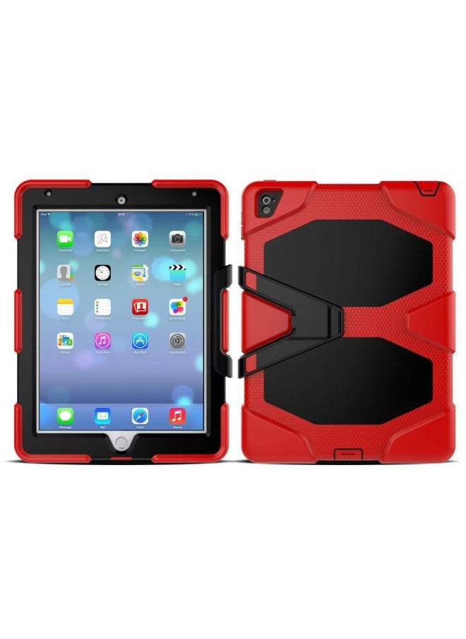 Generic Applicable To IPadPRO11 Griffin Survivors 10.2 Three-proof Protective Case T500 Silicone Air4/3 Drop-resistant Case-Color:Red-Applicable Model:T510/515(10.1-inch)  - Image 1