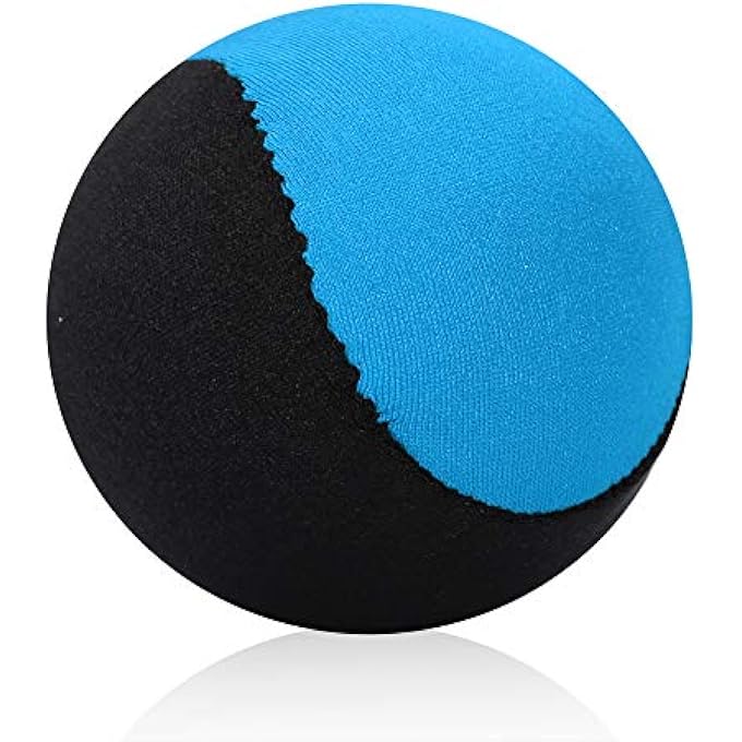 Nurnesy Water Jumping Ball Handball for Stress Relief, Water Jumping Ball, Swimming Pool, Beach, Sea and Outdoor Activities (Black Blue) - Image 1