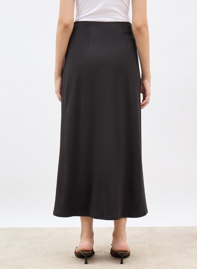 ستايلي تنورة ماكسي - بياقة ملفوفة وأزرار - Image 5