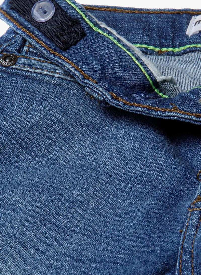 MINOTI Teen Stretch Denim Jeans with Classic Five-Pocket Design - Image 3