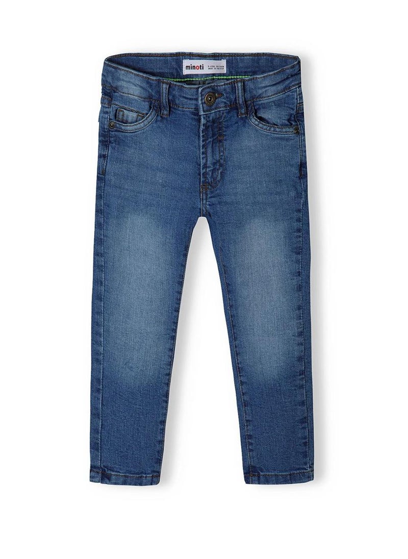 MINOTI Teen Stretch Denim Jeans with Classic Five-Pocket Design - Image 1