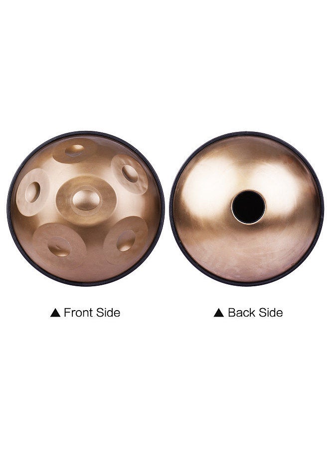 Generic - Portable Handpan Hand Pan Hand Drum C-Key 6 Notes(A3 C4 D4 E4 F4 G4) Percussion Instrument with Carry Bag for Beginners - Image 1