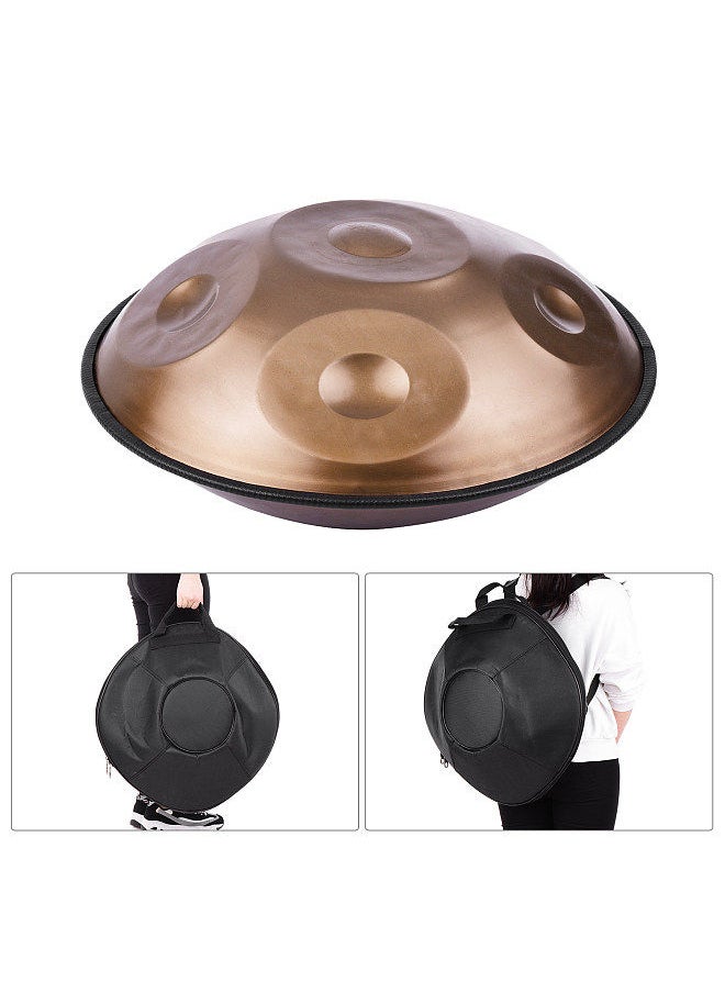 Generic - Portable Handpan Hand Pan Hand Drum C-Key 6 Notes(A3 C4 D4 E4 F4 G4) Percussion Instrument with Carry Bag for Beginners - Image 1