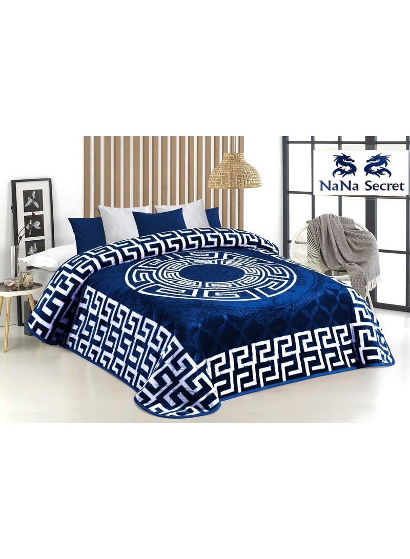 Blanket, 6 kg, two layers, laser engraving, Korean design