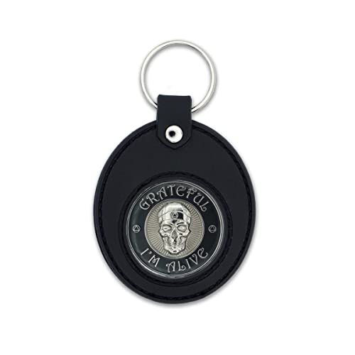 The Token Shop AA Coin Holder Keychain | Displays Both Sides of Sobriety Chips, Medallions, Recovery Coins, and Tokens | Also Fits Apple Airtag | Waterproof Scratchproof Soft Silicone Key Ring (Black) - Image 5