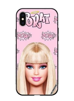Protective Case Cover For Apple iPhone XS Max Brat Barbie Design Multicolour