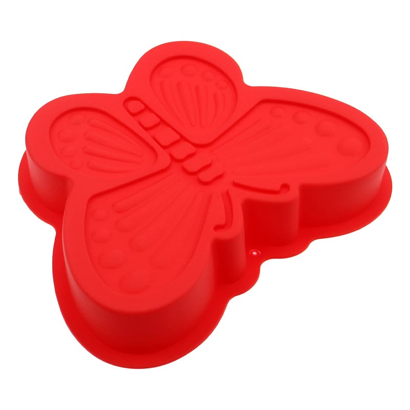 Diystore 2 Pack 3D Butterfly Cake Pan Silicone Mold  Butterfly Shape Cake Pie Baking Pan Molds For Wedding Christmas Birthday Cake Baking Pan - Image 4