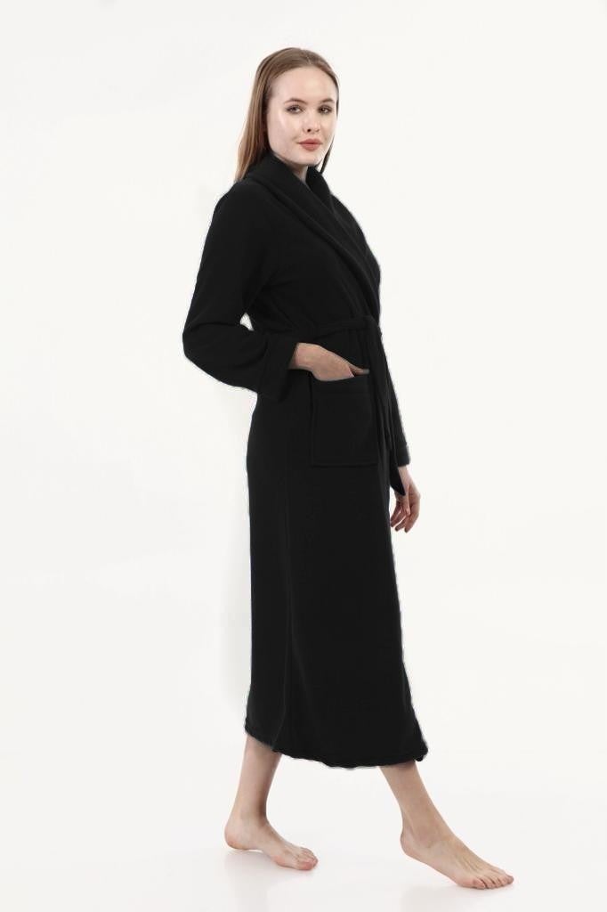 Likapa Long Shawl Collar Fleece Dressing Gown 226 - Image 4