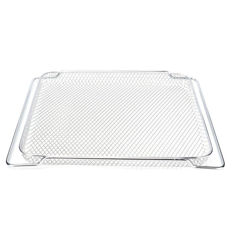 Oven Rack Safe Stainless Steel Multi Functional Grilled Net for Baking Cooling 36x30cm - Image 1