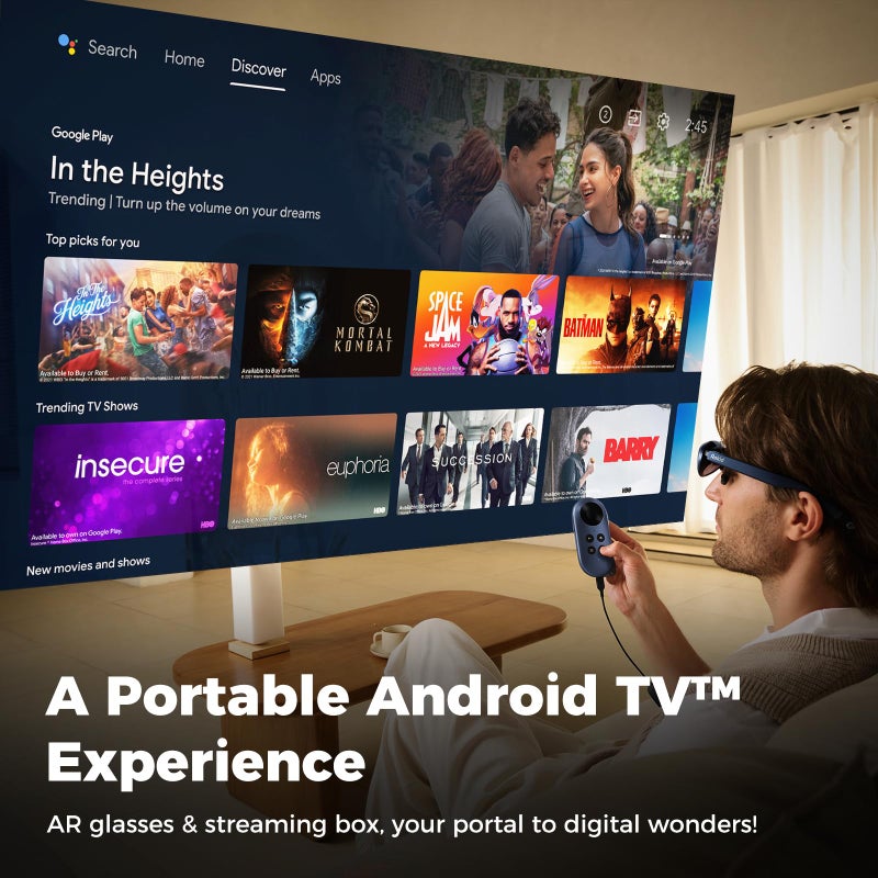Rokid Station, Google-Certified Portable Android TV Device, Media Streaming Box, Best Companion for Rokid Max and Air Series AR Glasses - Image 2