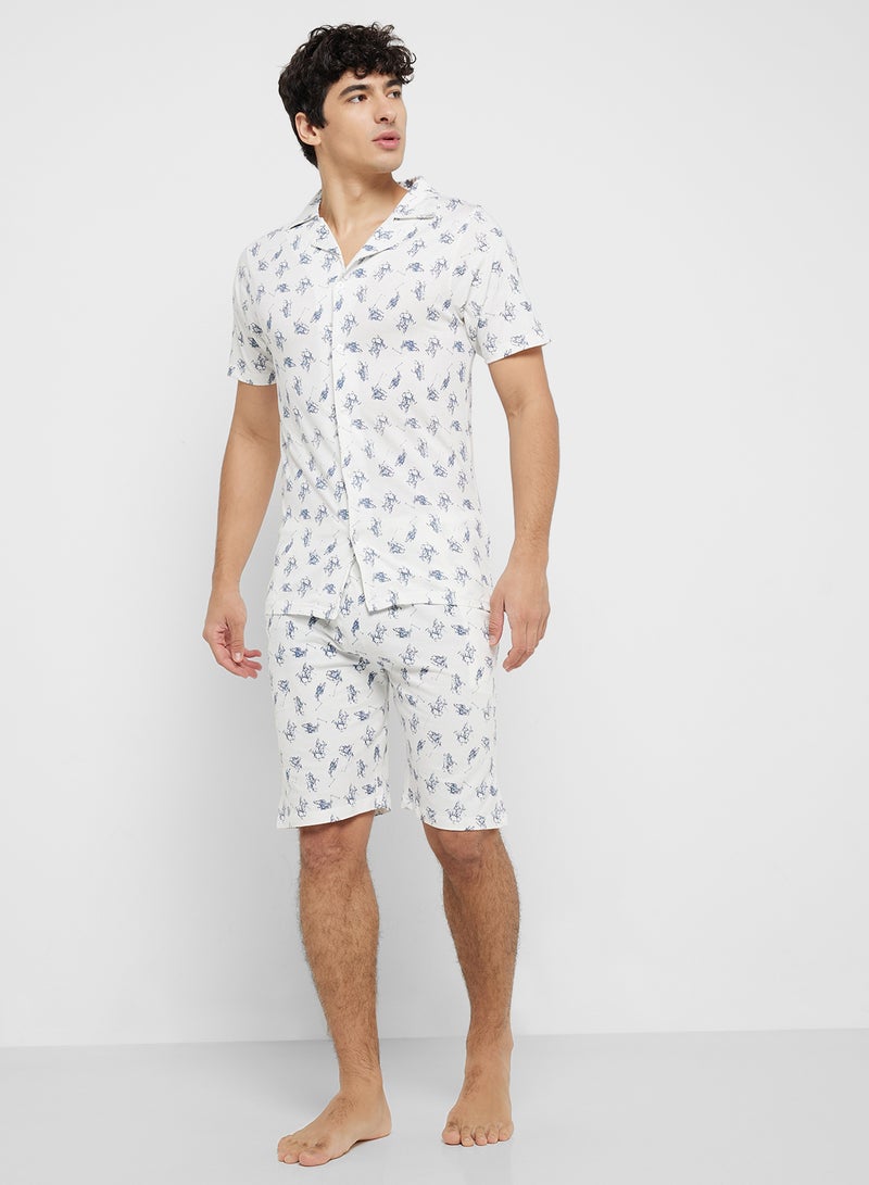 سفنتي فايف شورت بطبعات شاملة - Image 5