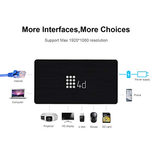 4d 7-in-1 USB Hub Multifunction Hub USB- C PD + Data USB Equipment + SD Card + VGA +RJ45 + HDMI for Microsoft Windows XP/Vista & MAC Above - Image 3