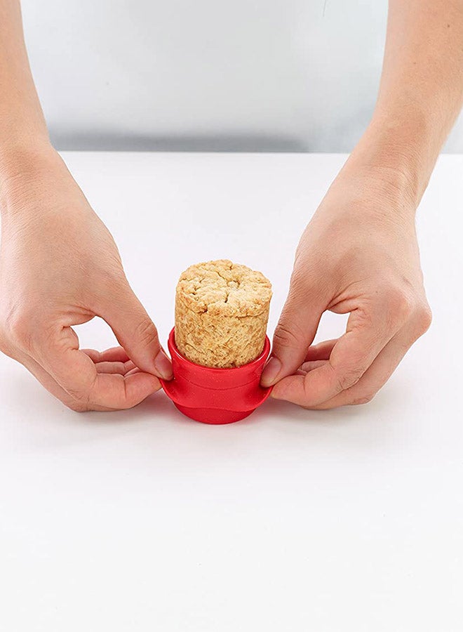 Lekue 8-Piece Cookie Mould Set Red 2.67x1.97inch - Image 4