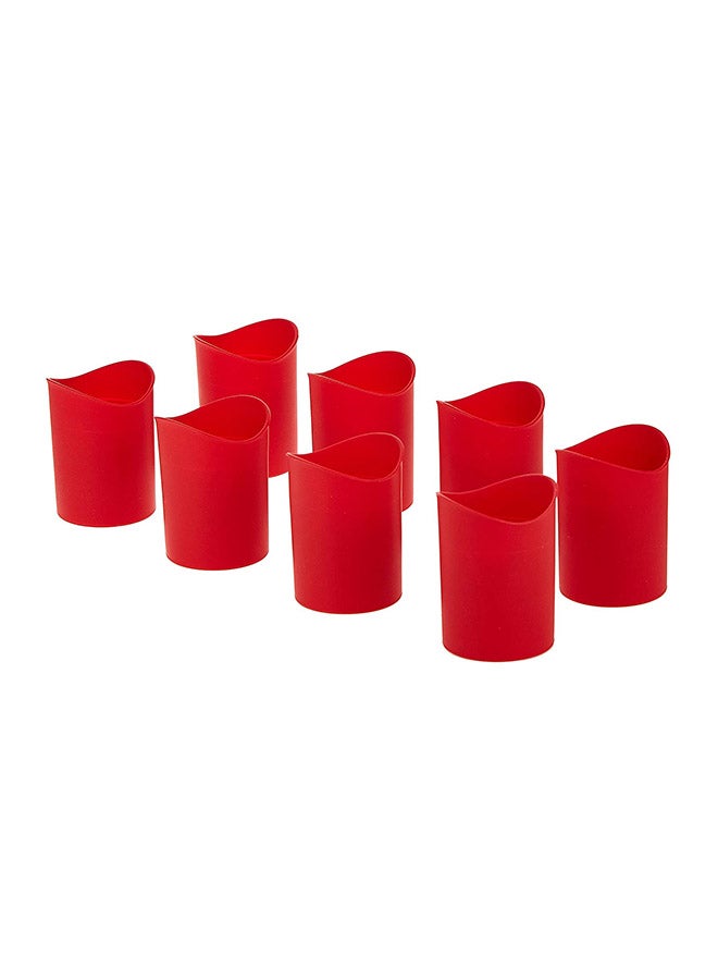 Lekue 8-Piece Cookie Mould Set Red 2.67x1.97inch - Image 1