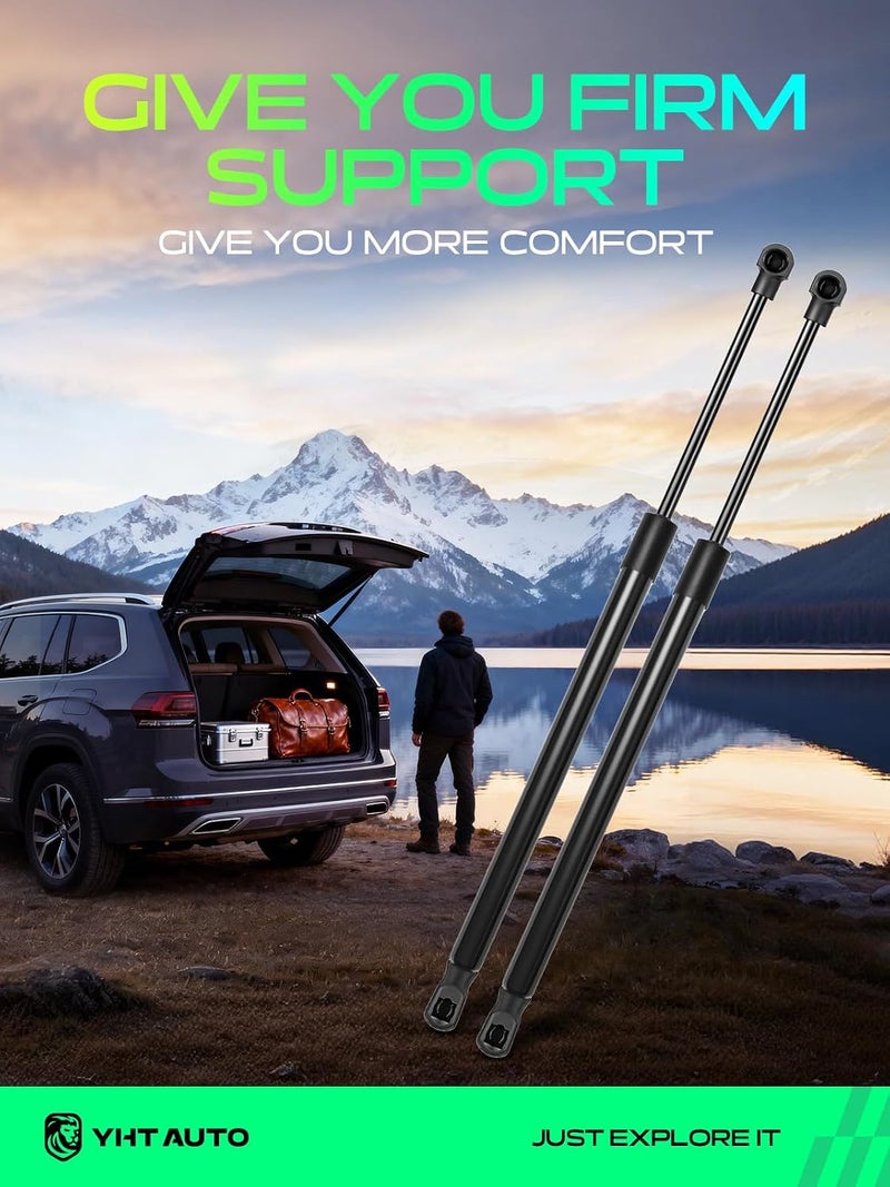 YHTAUTO Rear Hatch Gas Struts Shocks Replacement for Infiniti 2004-2010 QX56 & Nissan 2005-2015 Armada, Set of 2 Lift Supports, Replace# 9044772W00A - Image 2