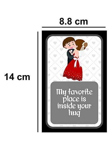 Syga SYGA Set of 8 Love Story Romantic Love Cards - Birthday, Anniversary Gift, pre Wedding Photo Shoot, Post Wedding Photoshoot  - Image 5