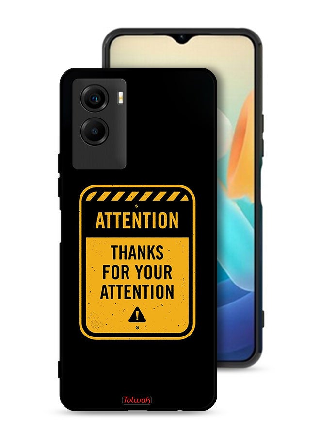 Tolwak Vivo Y55s 5G (2021) Protective Case Cover Thanks For Attention - Image 1