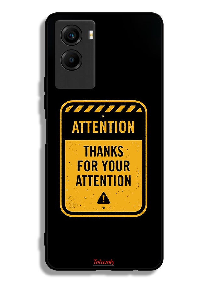 Tolwak Vivo Y55s 5G (2021) Protective Case Cover Thanks For Attention - Image 2