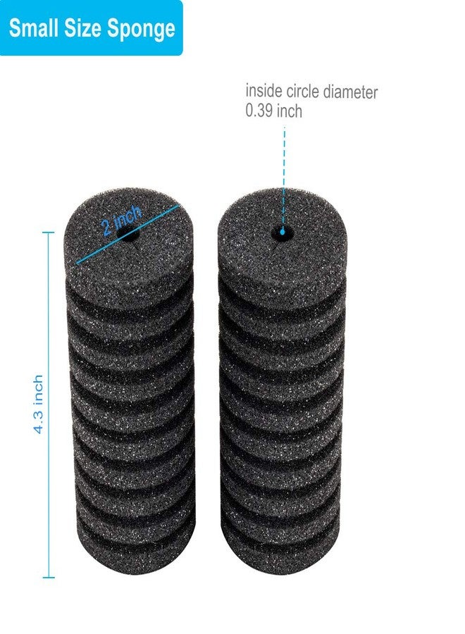 hygger Pack of 4 Replacement Sponges for Aquarium Double Sponge Filter (S) - Image 2